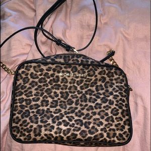 Michael Kors leopard crossbody